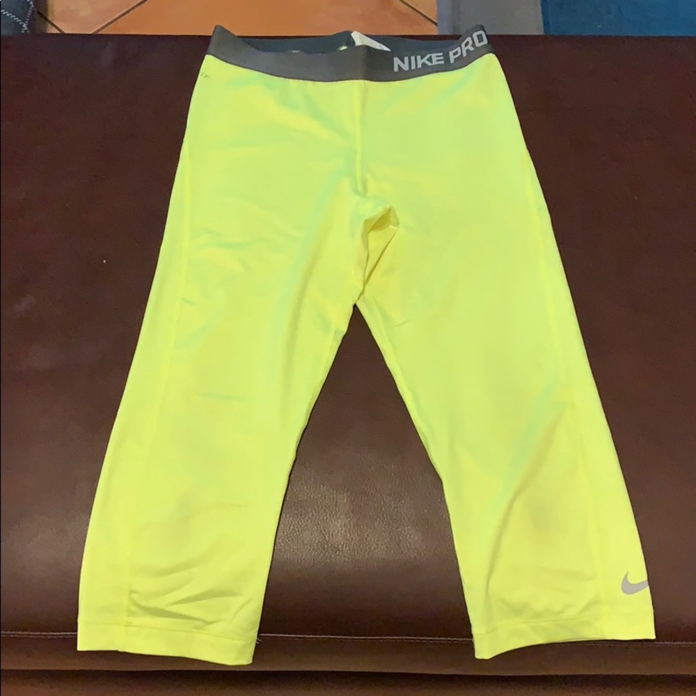 Nike Pro neon tights - worn maybe once